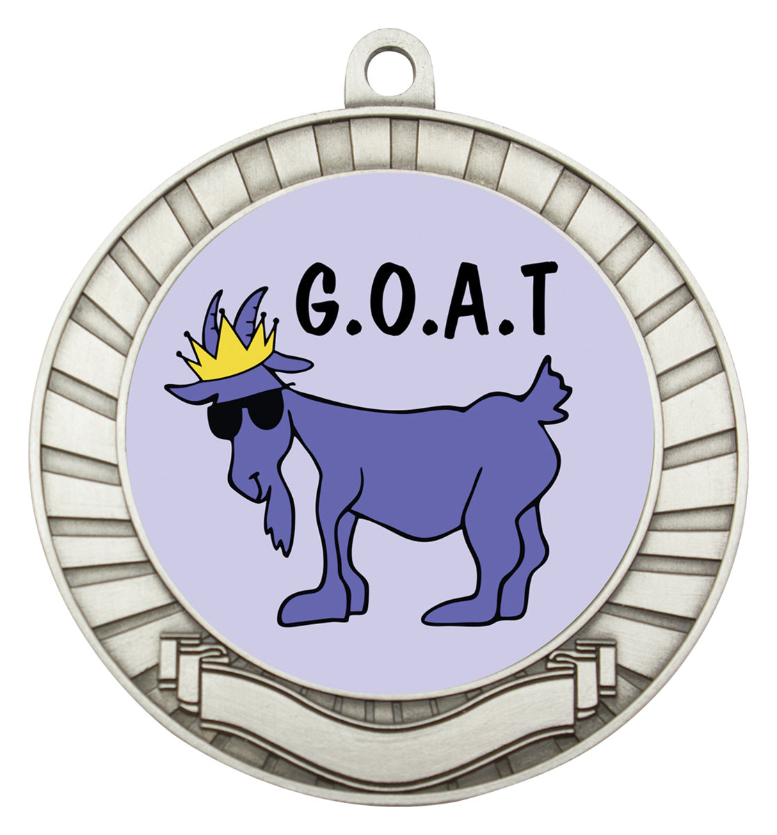 Eco Scroll - GOAT - Silver