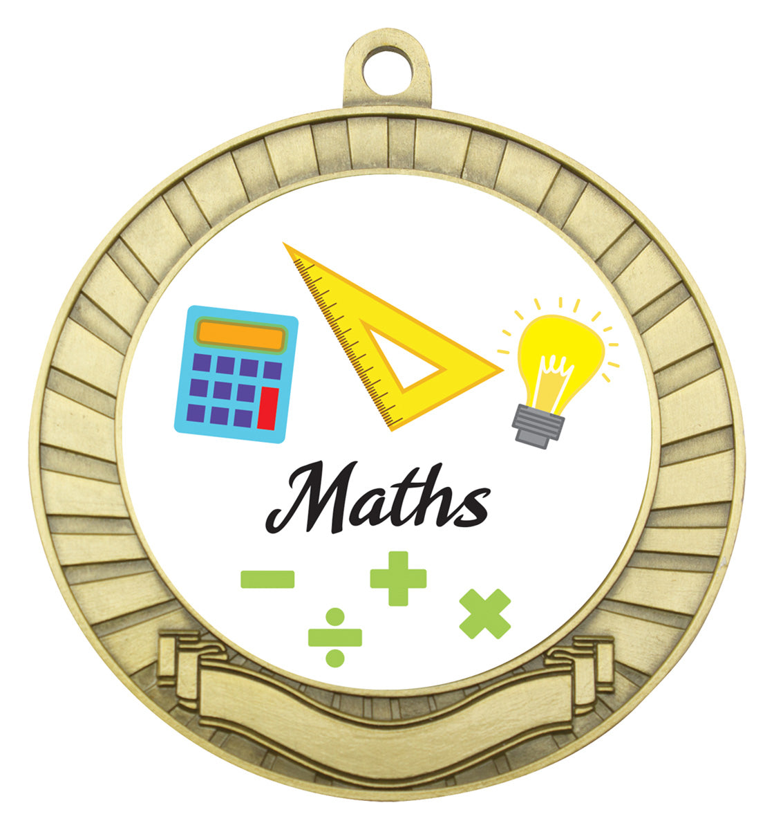 Eco Scroll - Maths - Gold