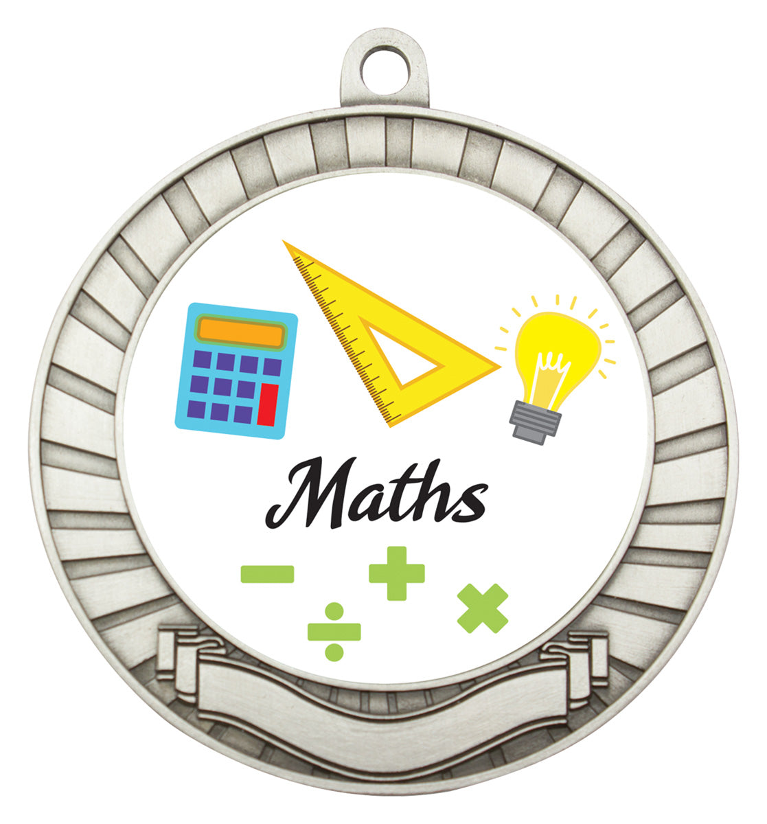 Eco Scroll - Maths - Silver