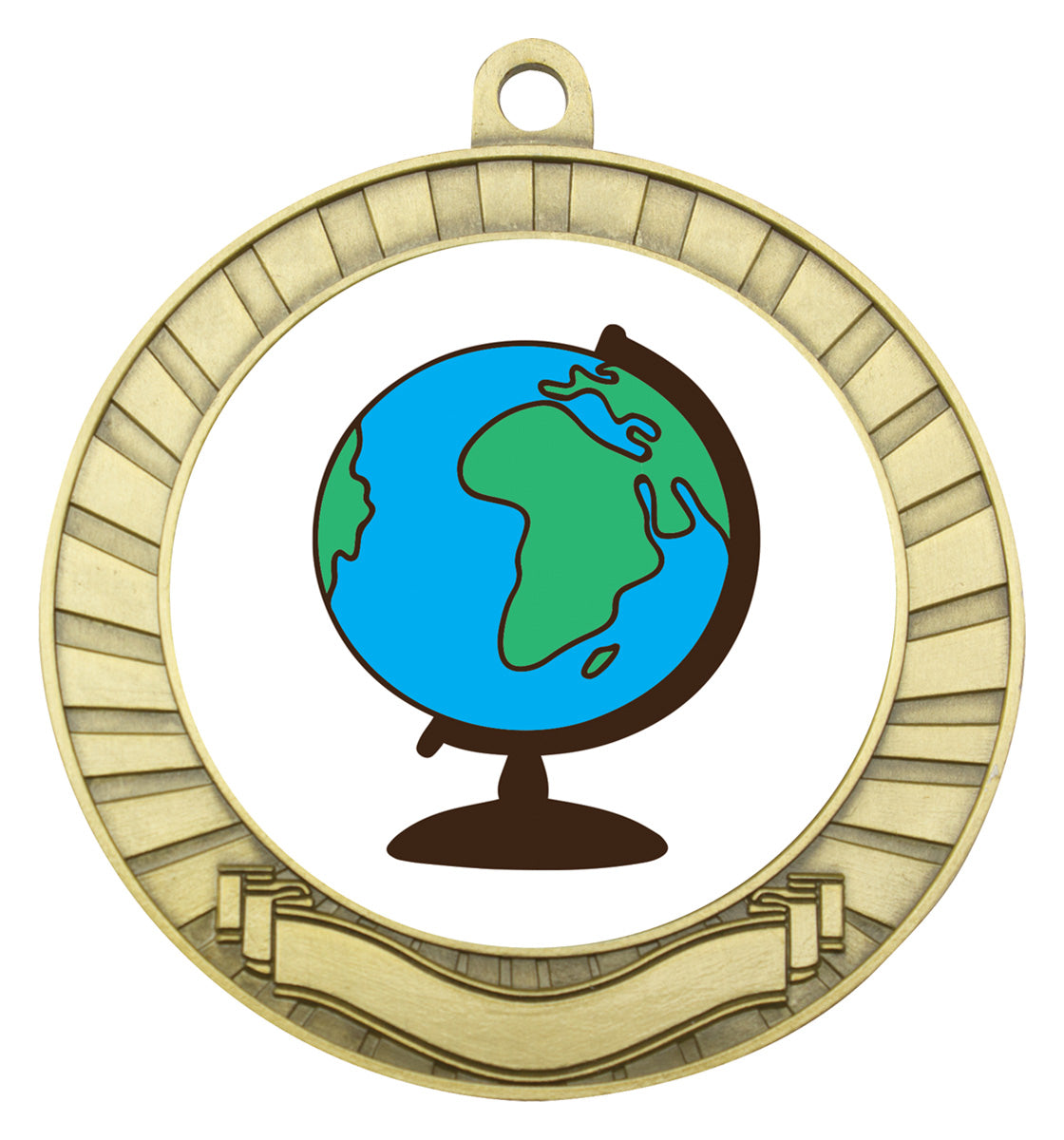 Eco Scroll - Globe - Gold