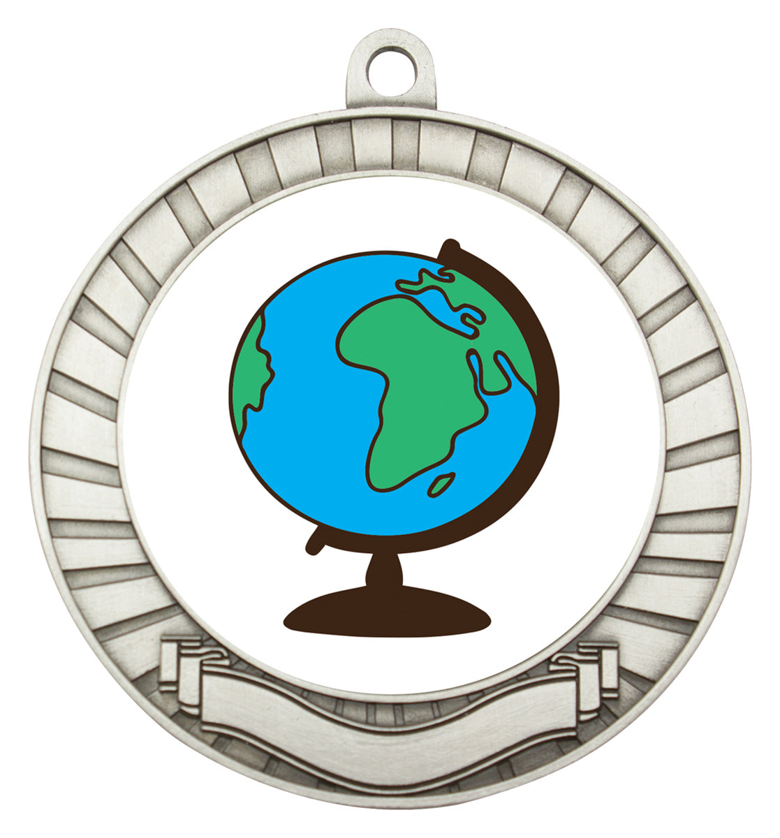 Eco Scroll - Globe - Silver