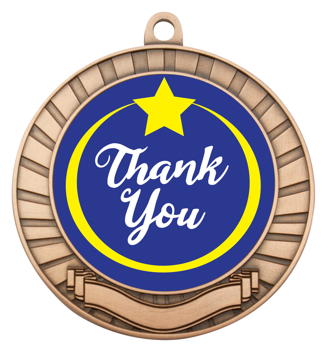 Eco Scroll - Thank You - Bronze