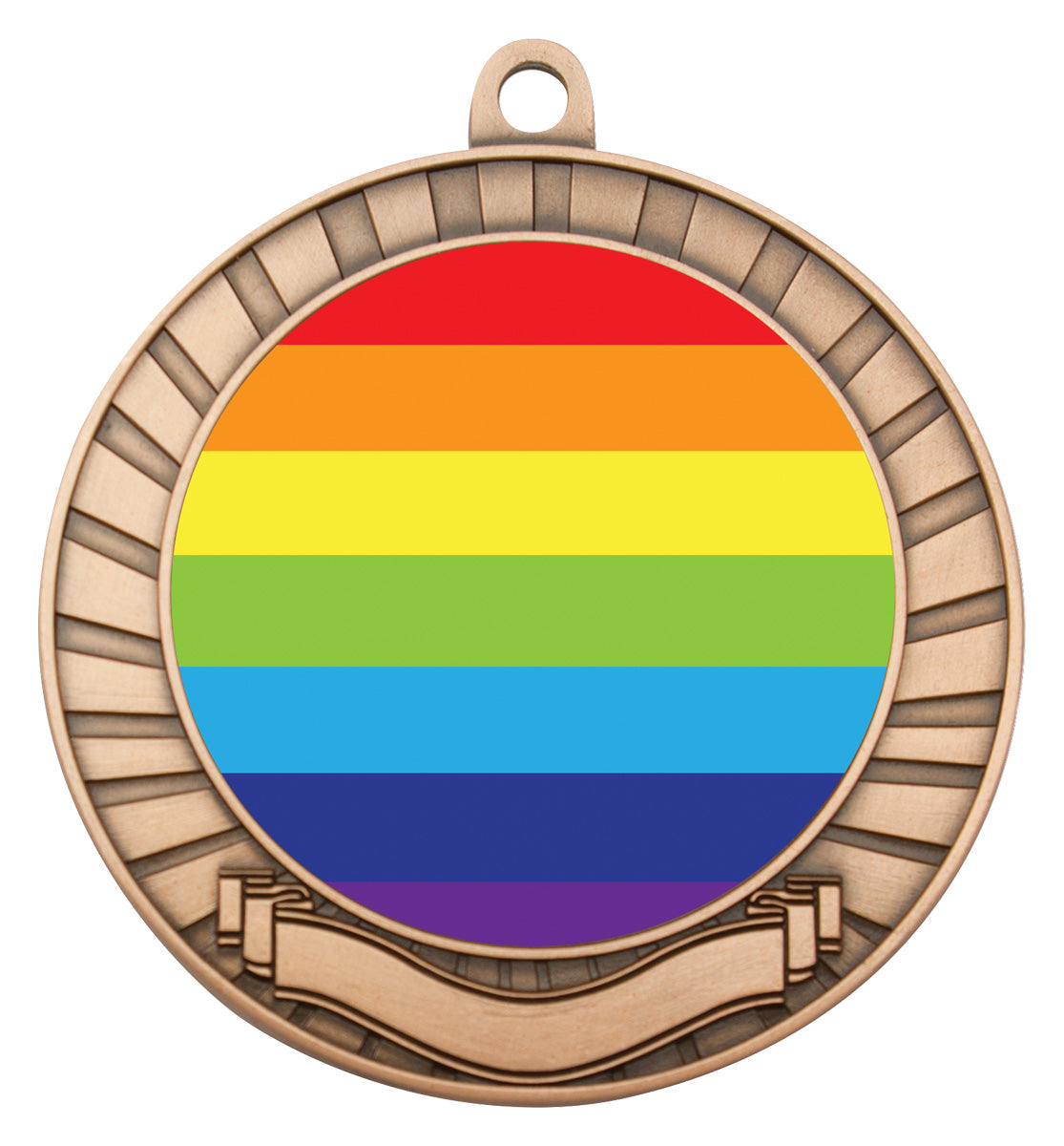 Eco Scroll - Rainbow - Bronze