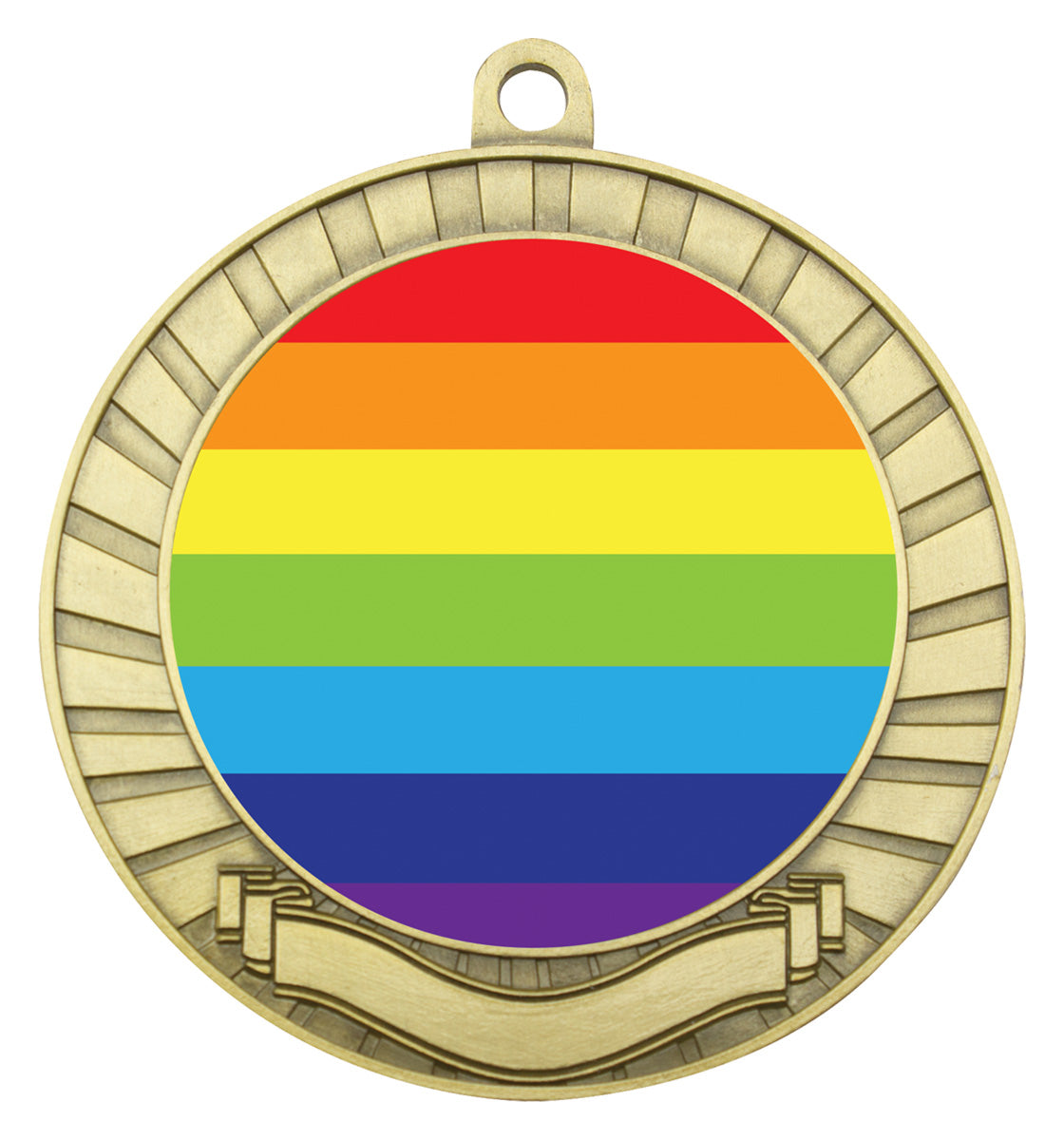 Eco Scroll - Rainbow - Gold