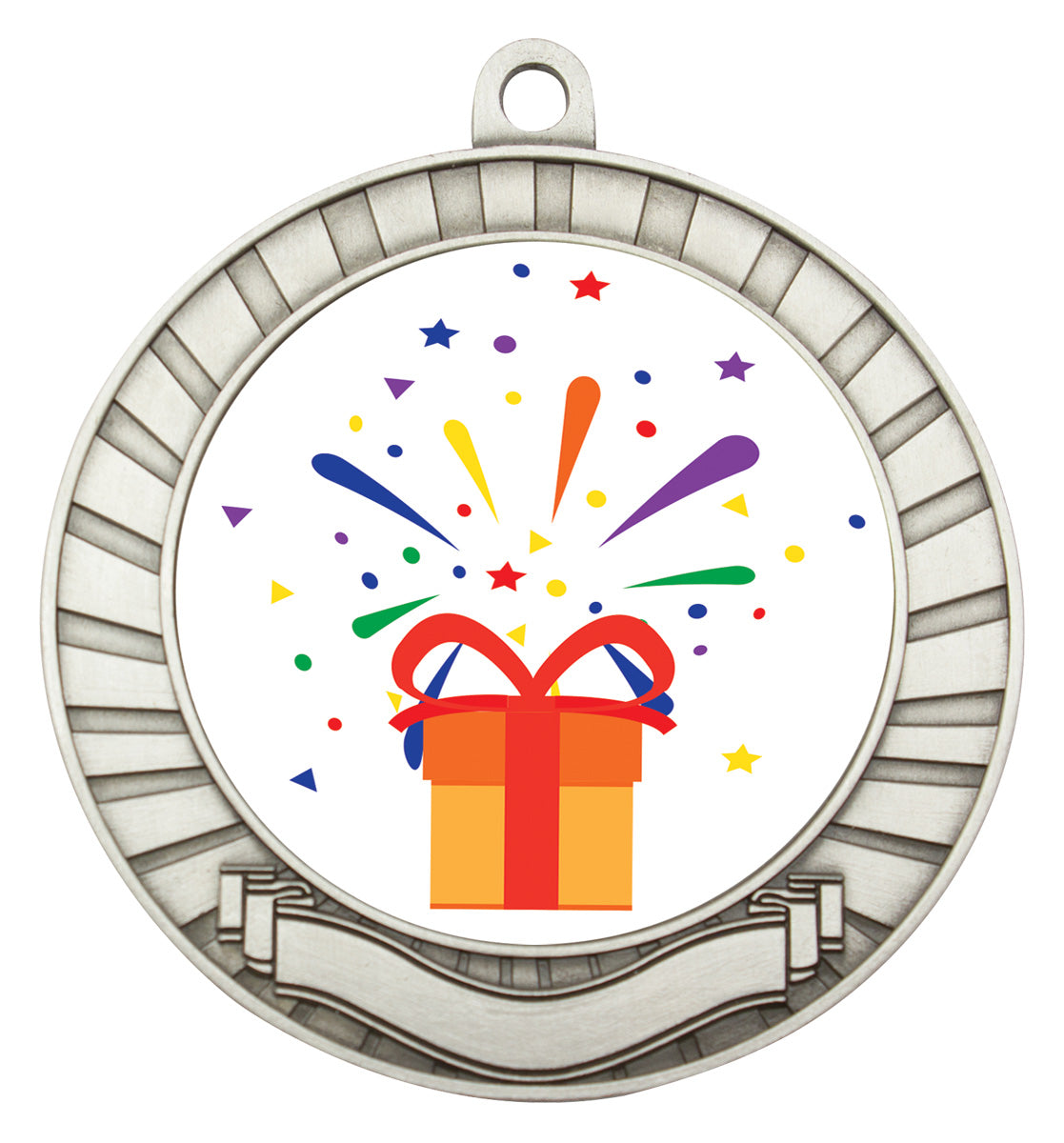 Eco Scroll - Birthday - Silver