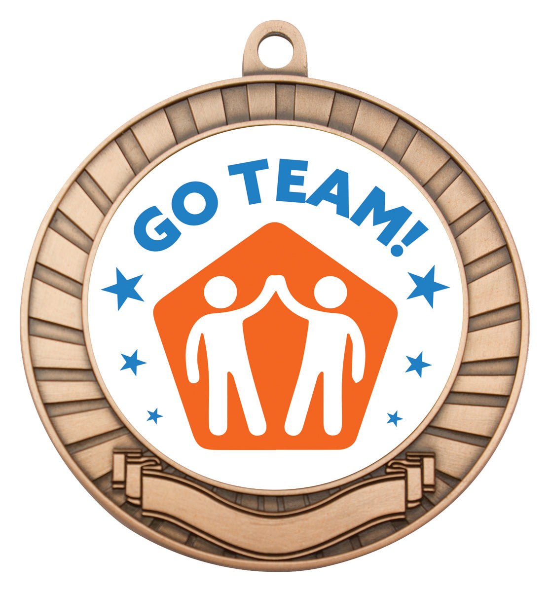 Eco Scroll - Teamwork - Bronze