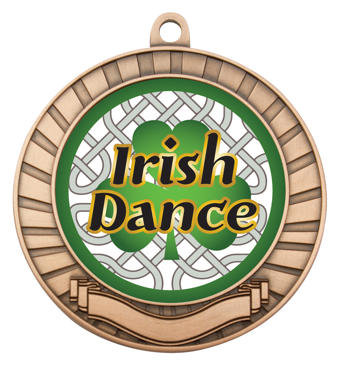 Eco Scroll - Irish Dance - Bronze