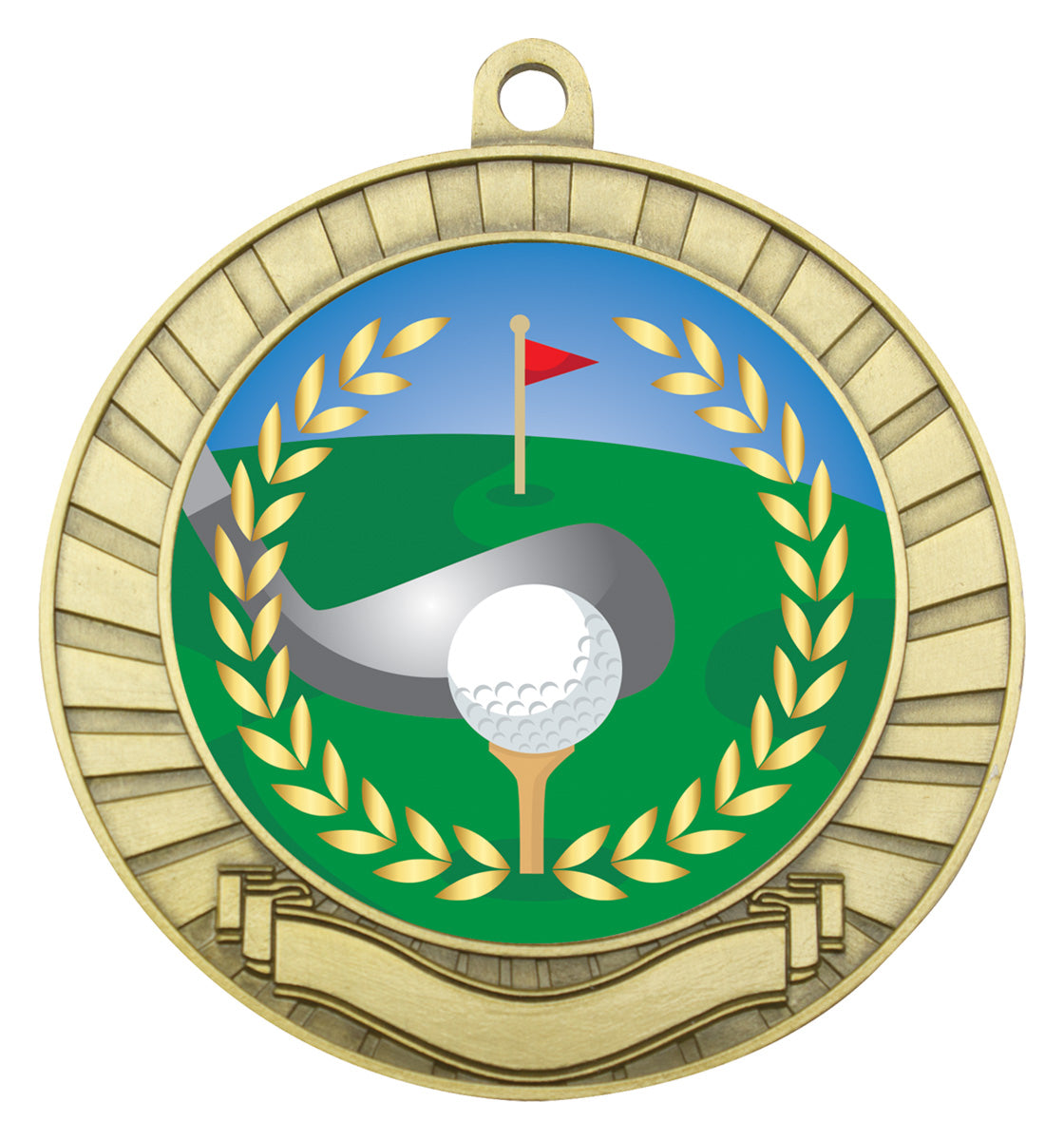 Eco Scroll - Golf - Gold