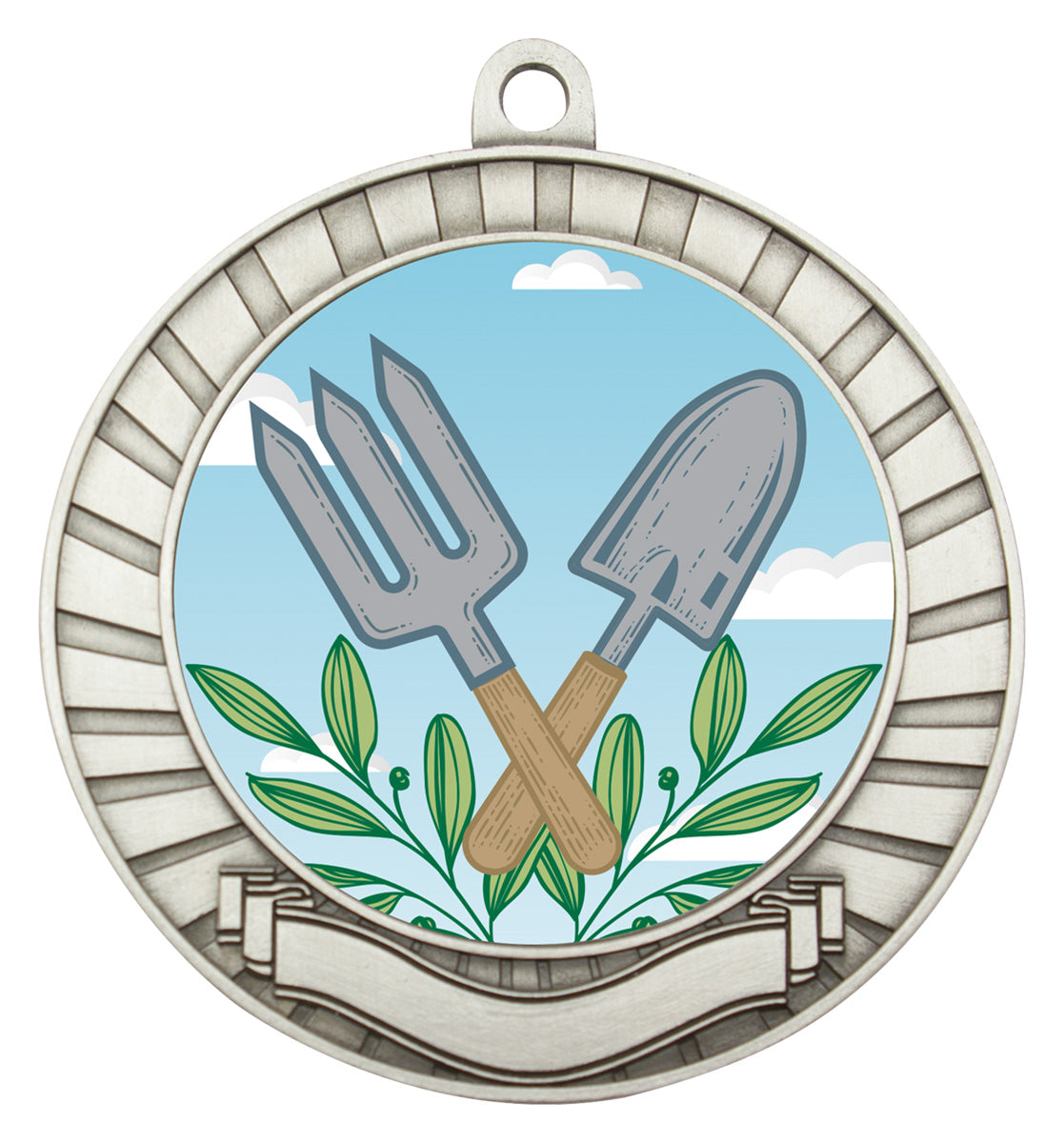 Eco Scroll - Gardening - Silver