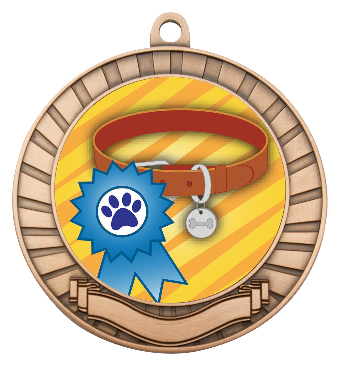 Eco Scroll - Ribbon & Collar - Bronze