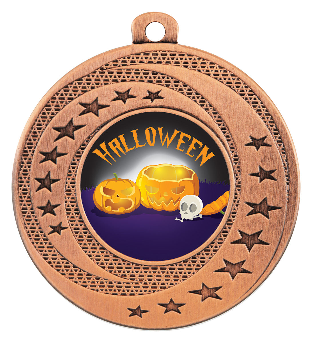 Medal - Halloween Pumpkin - Bronze