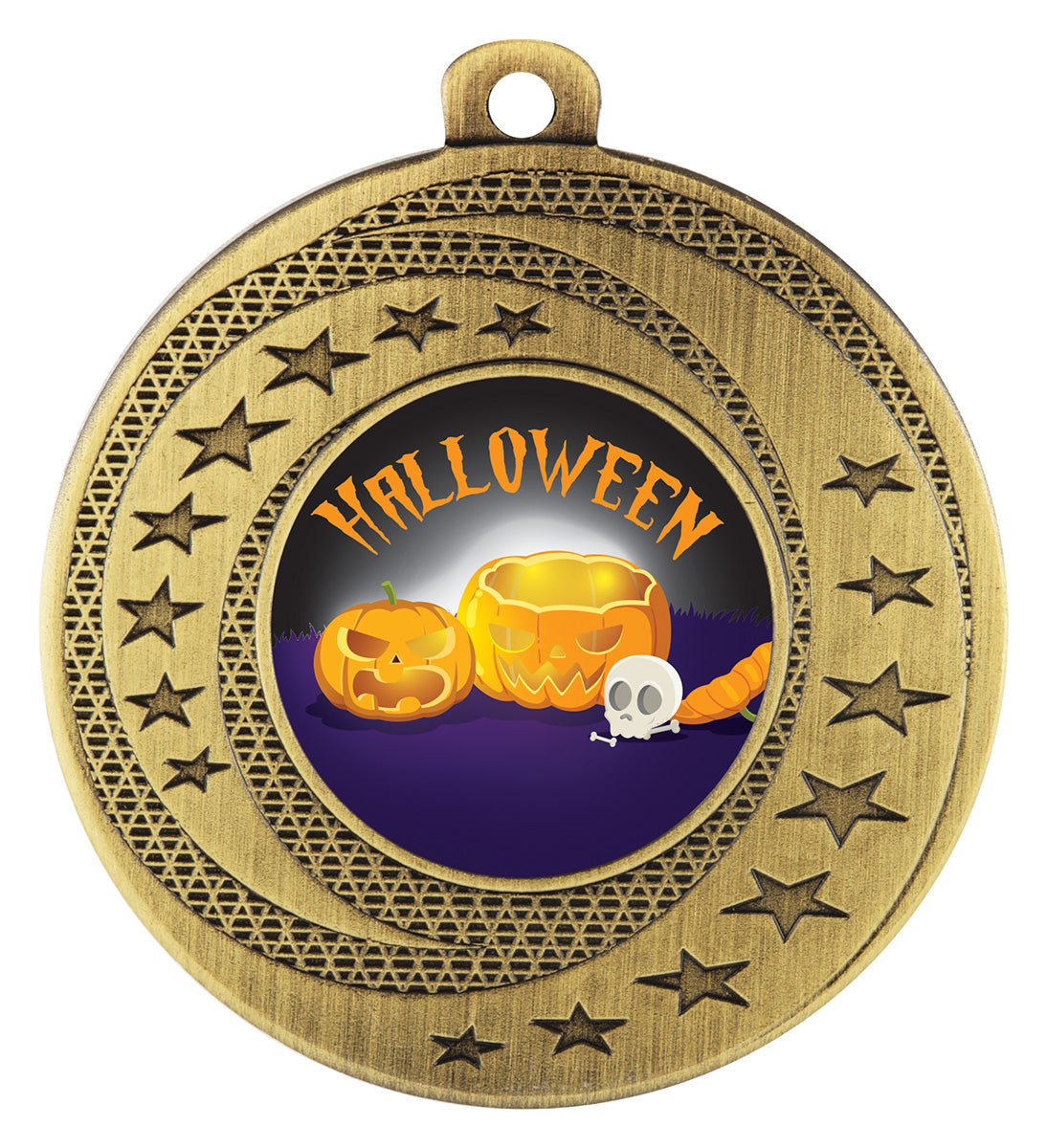 Medal - Halloween Pumpkin - Gold