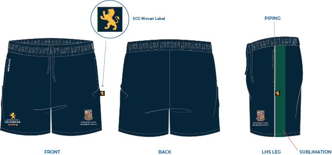 Sunshine Coast Grammar Shorts - Unisex