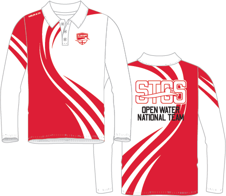 St George Swim Club OWN Polo - UV Long Sleeve Polo