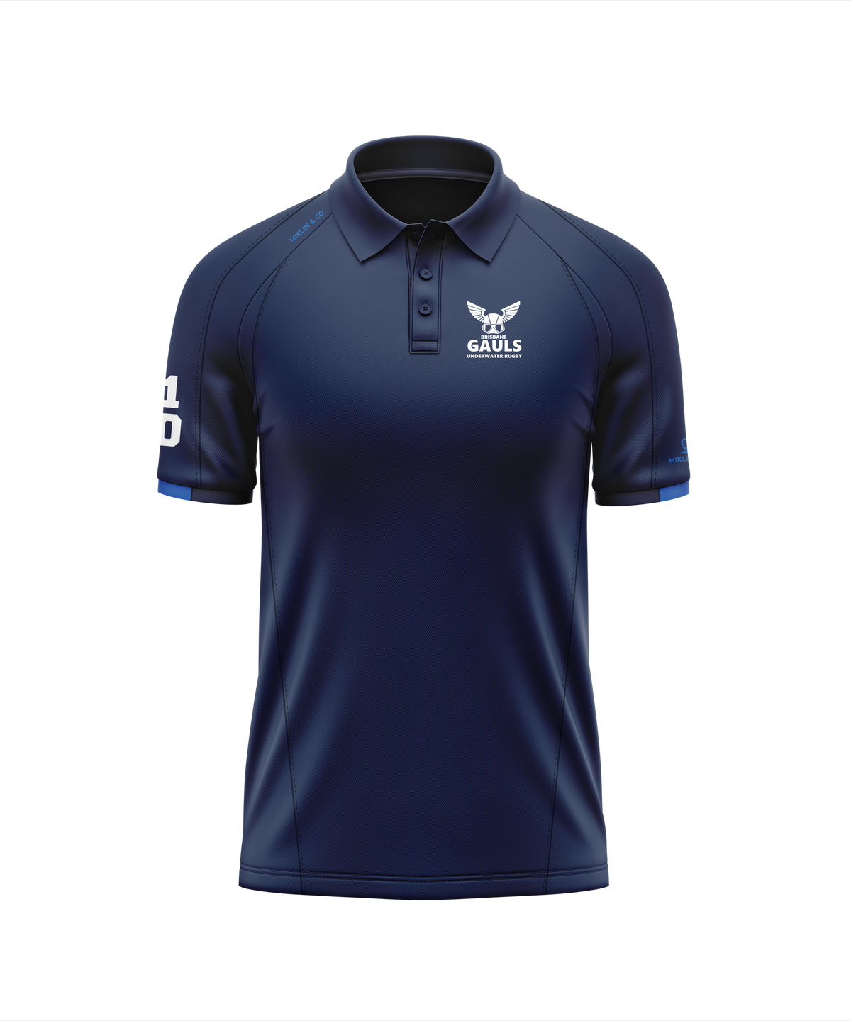 Brisbane Gauls Underwater Rugby Polo - Cotton