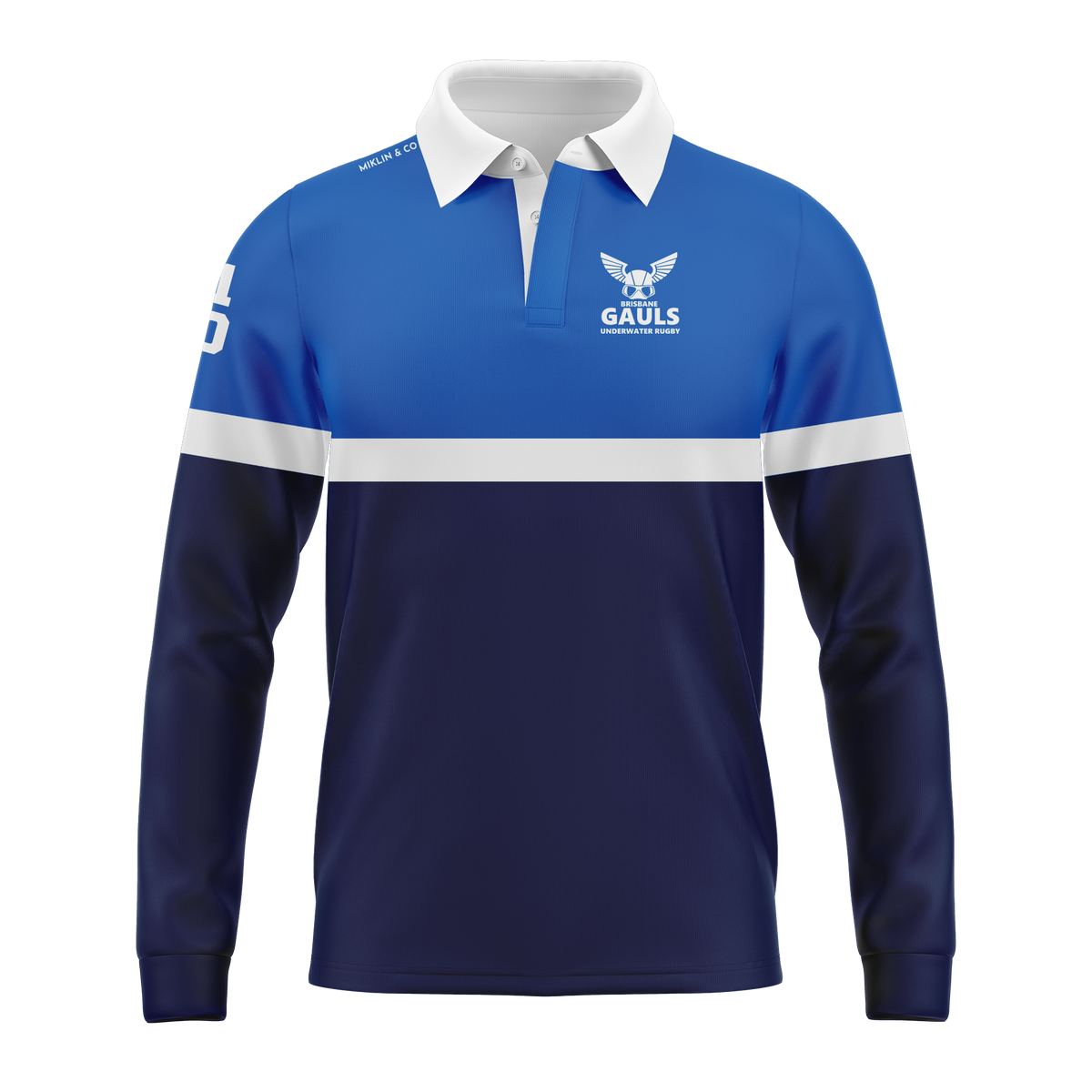Brisbane Gauls Underwater Rugby Knitted Jersey
