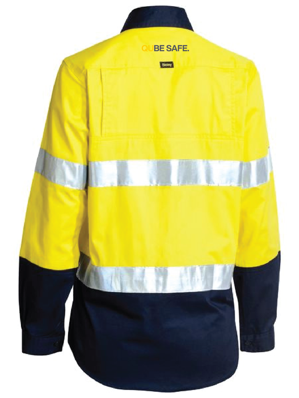 BULK BUY QUBE Womens Hi Vis Shirt (BISLEY BL6896)