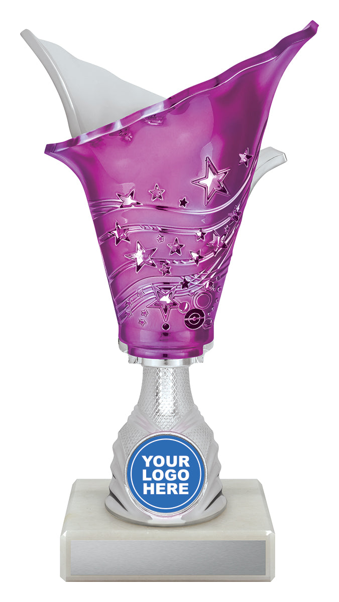 Fire Cup - Silver / Purple - 195mm