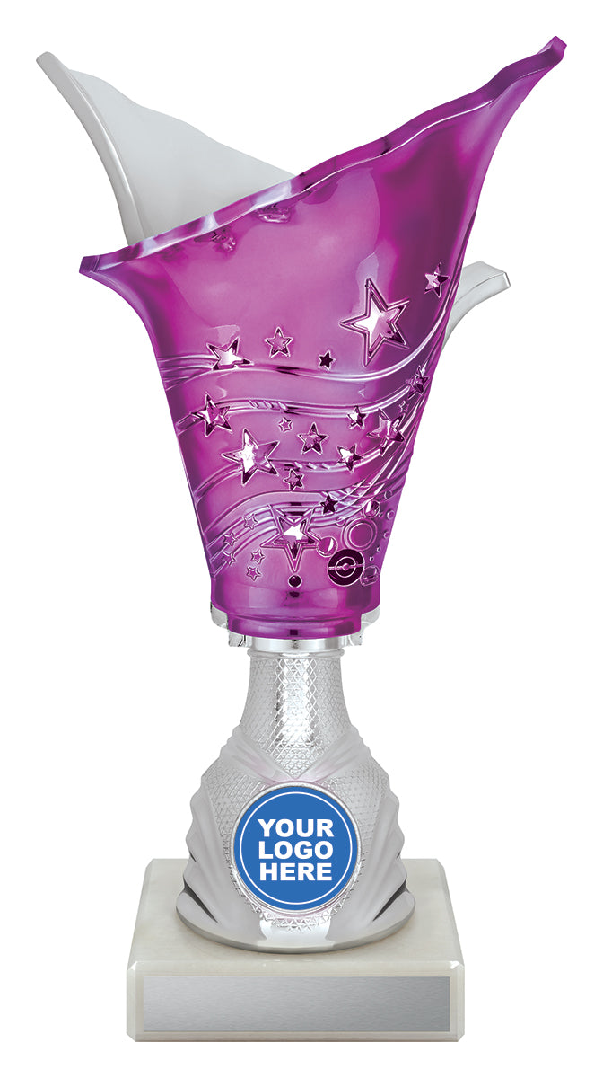 Fire Cup - Silver / Purple - 220mm