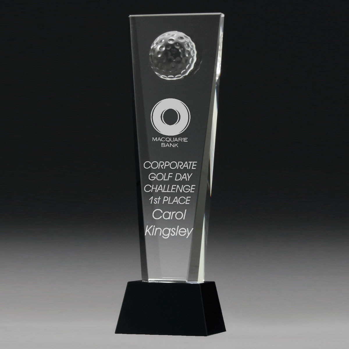 Golf Crystal Headline - 230mm
