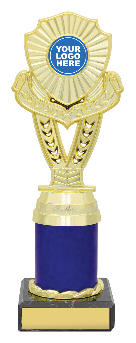 Chevron - Blue - 210mm