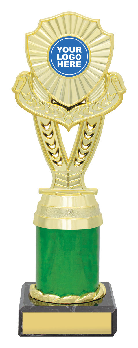 Chevron - Green - 210mm