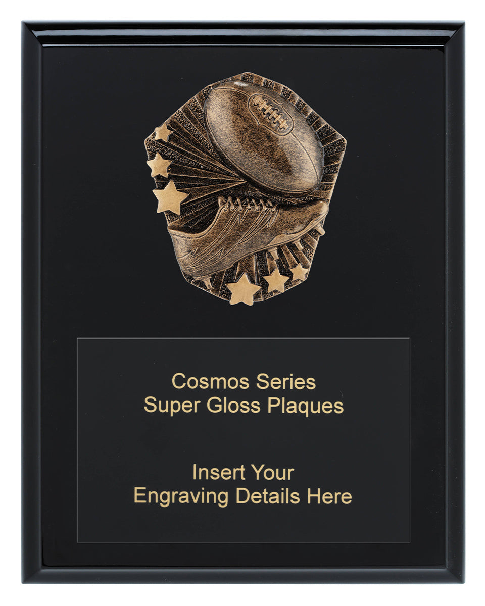 Cosmos Super Plaque - Aussie Rules - 200mm