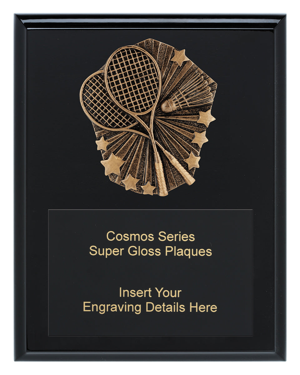 Cosmos Super Plaque - Badminton - 225mm
