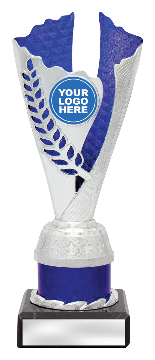 Spirit Cups - Silver / Blue - 200mm
