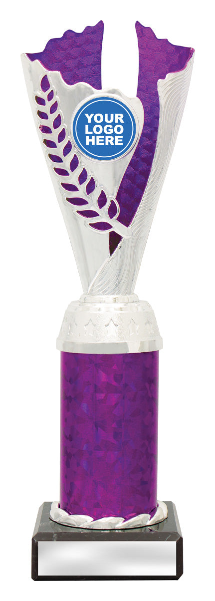 Spirit Cups - Silver / Purple - 250mm