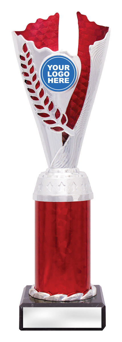 Spirit Cups - Silver / Red - 250mm