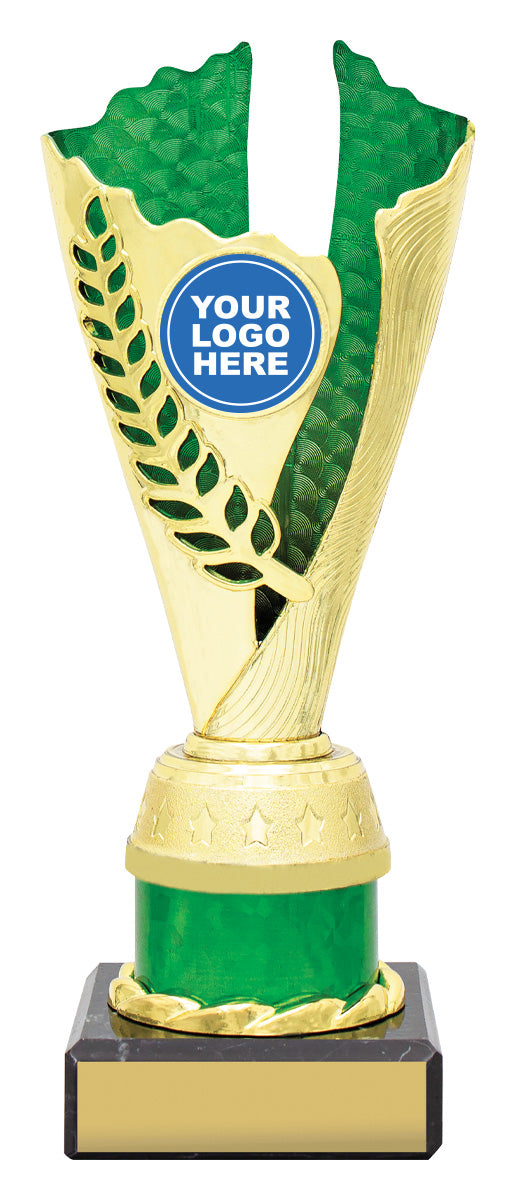 Spirit Cups - Gold / Green - 200mm