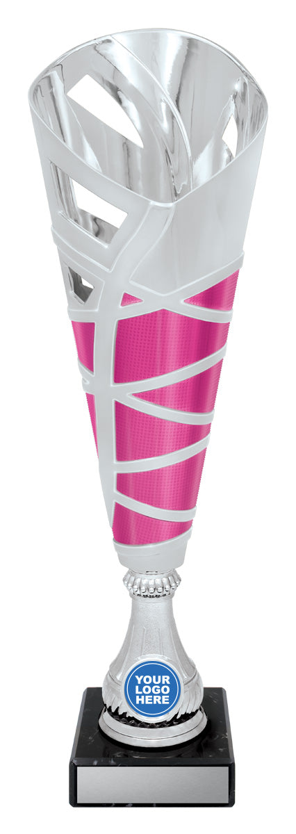 Hex Cup - Silver / Pink - 350mm