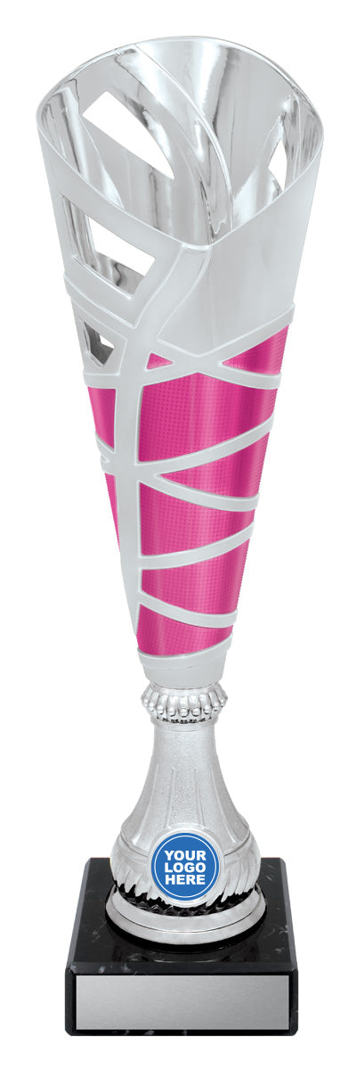 Hex Cup - Silver / Pink - 370mm