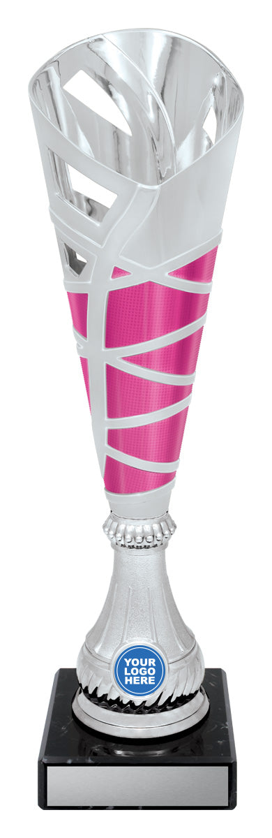 Hex Cup - Silver / Pink - 390mm