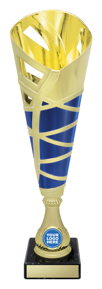 Hex Cup - Gold / Blue - 350mm