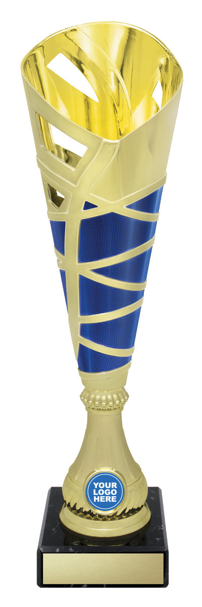 Hex Cup - Gold / Blue - 370mm