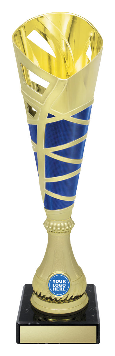 Hex Cup - Gold / Blue - 393mm