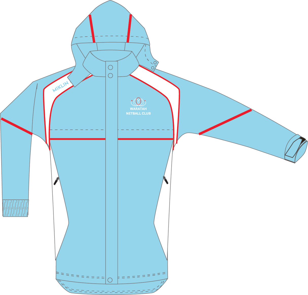 Waratah Netball Club Coaches Jacket