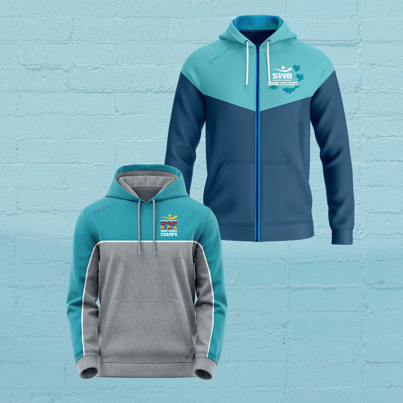Custom hoodies for swimming clubs