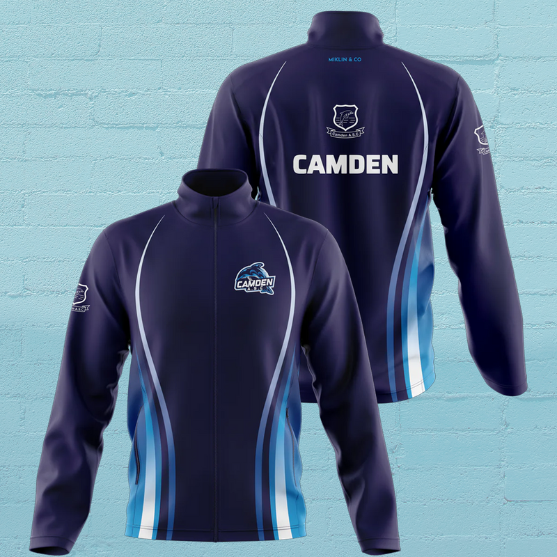 Custom swim team jackets and tracksuits