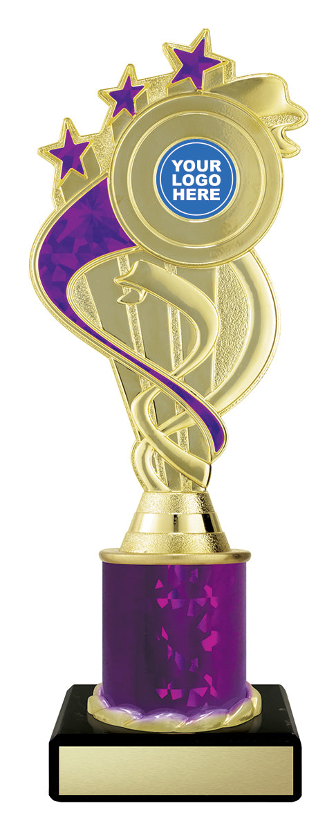 Purple Ribbon Star - 235mm