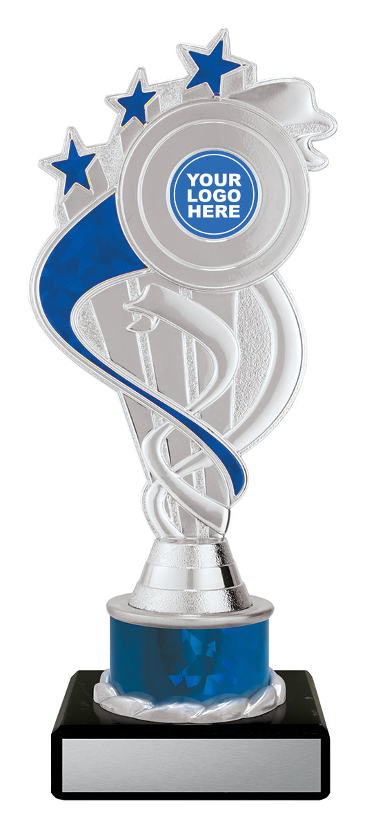 Ribbon Star - Blue - 210mm