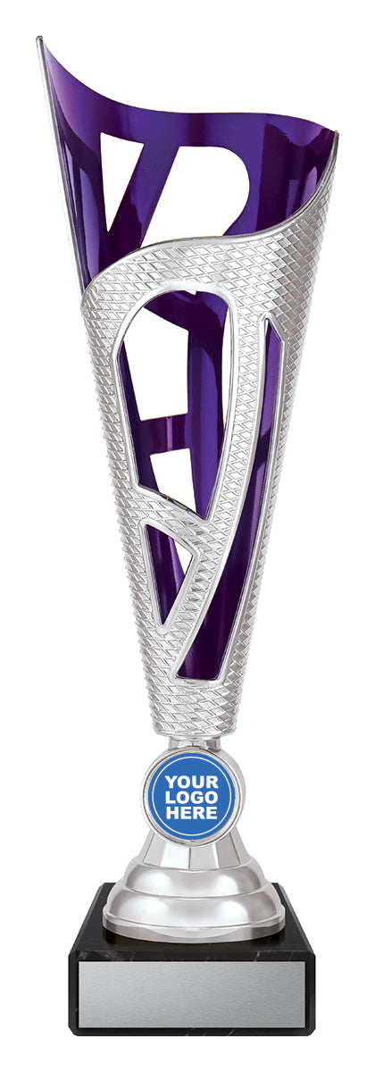 Dragon - Silver & Purple - 335mm