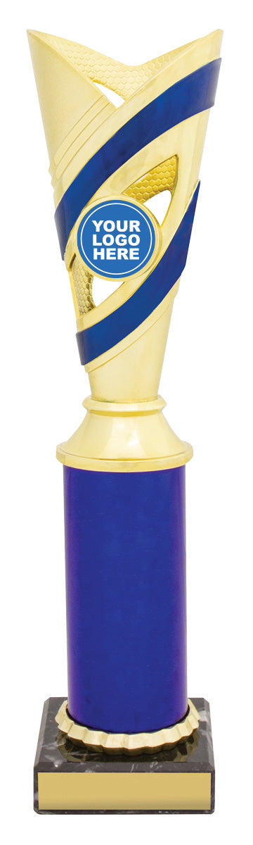 Curve Cups - Gold / Blue - 275mm