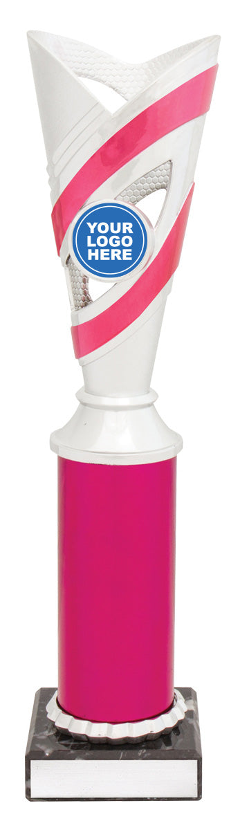 Curve Cups - Silver / Pink - 275mm