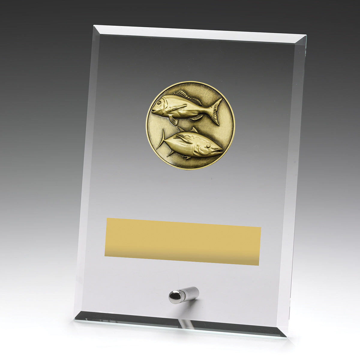 Glass Plaques - Fishing - 175mm