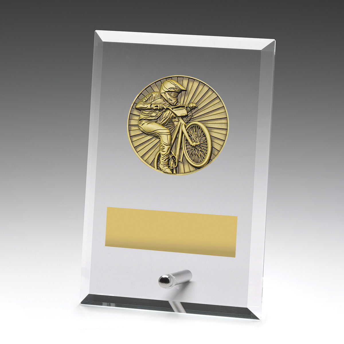 Glass Plaques - BMX - 150mm