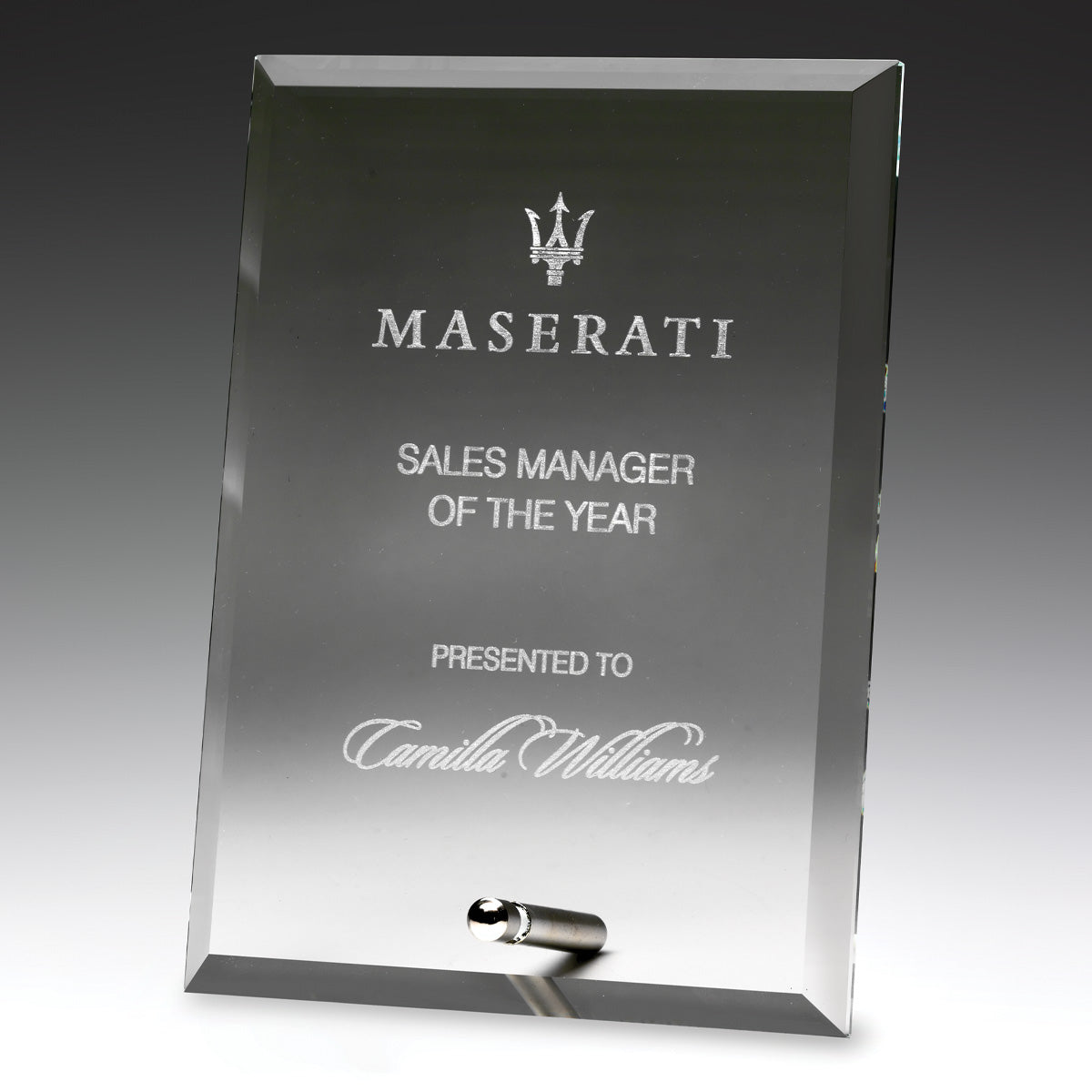Prime Glass Plaque  - 200mm