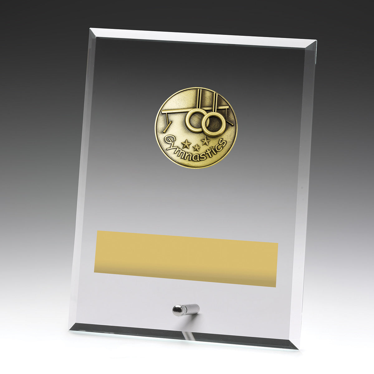 Glass Plaques - Gymnastics - 200mm